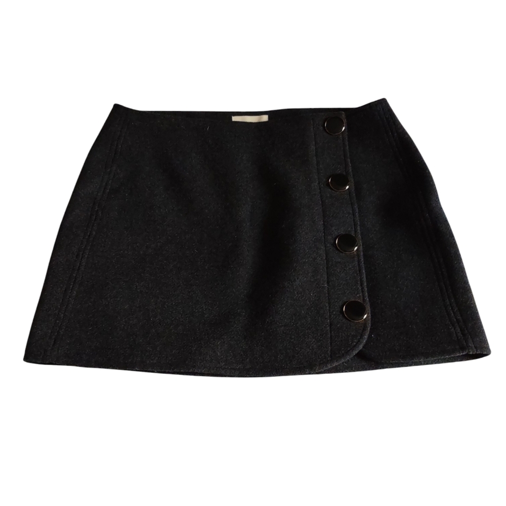Sezane Leslie Wool Blend Mini Skirt Womens Size 2